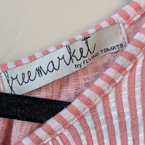 FREE MARKET Feeling Confident Blush Pink Ribbed Jumpsuit, Soft, Comfy, Size S - Picture 5 of 7